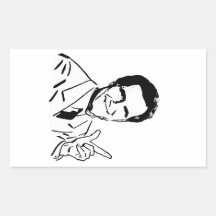 Talking Mitt Romney Rectangle Sticker