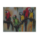 Talking Parrots ~ Postcard