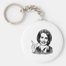 Talking Pelosi Faded.png Key Chains