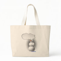 Talking Snowman Canvas Bags