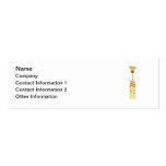 Tall Cute Giraffe. Cartoon Animal. Business Card Template