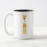 Tall Cute Giraffe. Cartoon Animal. Coffee Mug