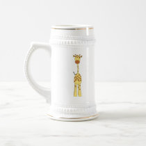 Tall Cute Giraffe. Cartoon Animal. Mug