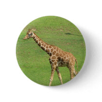 Tall Giraffe Button