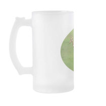 Tall Giraffe Frosted Beer Mug