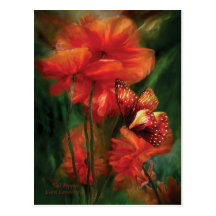 Tall Poppies Postcard