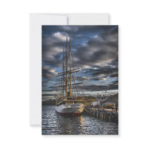 Tall Ship Picton Castle HDR Invitations