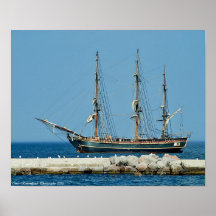 Tall Ship Poster