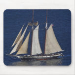 Tall Ship Seen From The Cabrillo Monument Mouse Mat