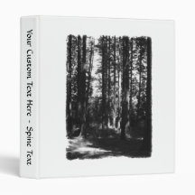 Tall Trees in Black and White. Binders