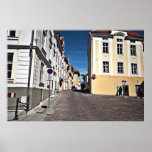 Tallin Estonia Street Scene Print