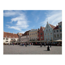 Tallinn city centre postcard