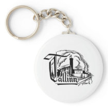 Tallinn, Estonia Keychain