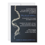 Tallit Tallis Knots Bar Bat Mitzvah Invitation