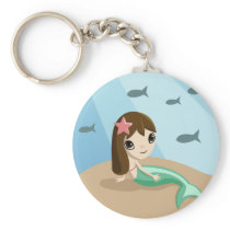 Tallulah the Mermaid Keychain