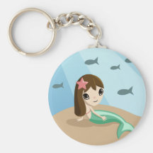 Tallulah the Mermaid Keychain