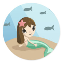 Tallulah the Mermaid Sticker