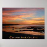 Tamarindo Beach Sunset, Costa Rica Print