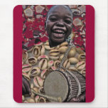 TAMBORINE ELEGGUA BY LIZ LOZ MOUSEPAD