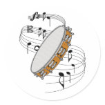 Tambourine stickers