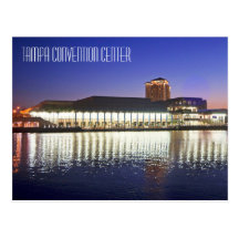 Tampa Convention Centre at dawn Post Card