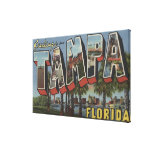 Tampa, FloridaLarge Letter ScenesTampa, FL Gallery Wrapped Canvas