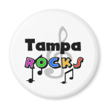 Tampa Rocks Refrigerator Magnet
