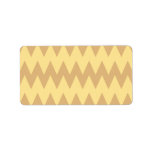 Tan and Light Brown Zigzags. labels