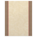Tan Border Design Letterhead