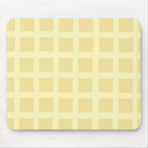 Tan Chequered design Mouse Pads