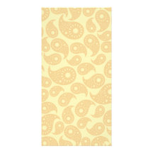 Tan Color Paisley. Photo Card