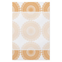 Tan Colour Lace Pattern. Personalized Flyer