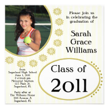 Tan Graduation Invitation