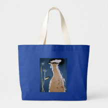 TAN ROOSTER CANVAS BAG