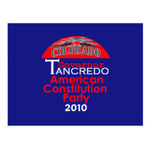 TANCREDO Governor Postcard