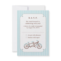 Tandem Bike (Blue Stripes) RSVP