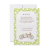 Tandem Bike (Green Dots) RSVP