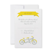 Tandem Bike (Grey / Yellow / White) RSVP