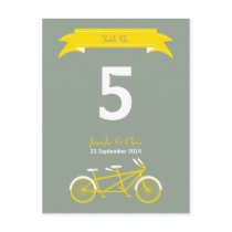 Tandem Bike (Yellow / Grey) Table Number