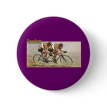 Tandem Cycling gifts for Tandem Bicycle Riders buttons
