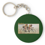 Tandem Cycling gifts for Tandem Bicycle Riders keychains