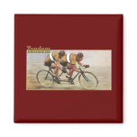 Tandem Cycling gifts for Tandem Bicycle Riders magnets