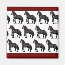Tandem Friesians Magnet  2