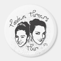 Tandem Turners Fridge Magnet