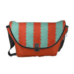 Tangerine and Mint Mosaic Commuter Bag