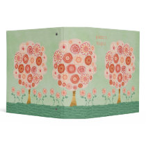 Tangerine Dream 3 Ring Recipe Book Binder