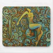 Tangle, Female Figure Art Products Mousepads
