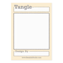 Tangle Trading Card Business Card