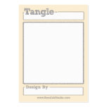 Tangle Trading Card business cards