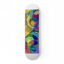 Tangled Multi-Colour Skateboard